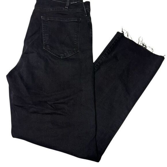 Mother jeans size 33 the hustler ankle fray jeans night in Paris - EUC - Picture 1 of 11